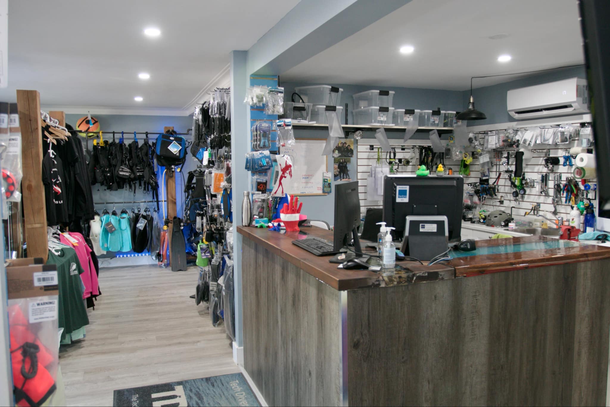 Équipement disponible à la boutique